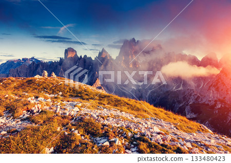 magical mountain landscape magical mountain landscape 133480423