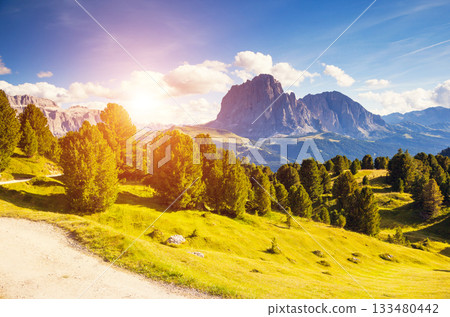 magical mountain landscape magical mountain landscape 133480442