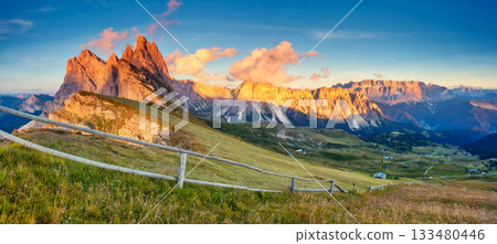 magical mountain landscape 133480446