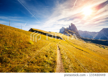 magical mountain landscape magical mountain landscape 133480449