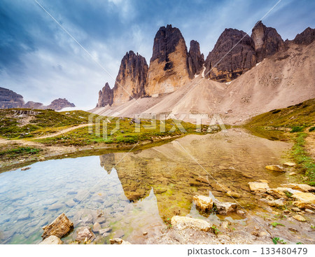 lake in the mountains lake in the mountains 133480479