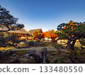 Kyoto temples bathed in autumn colors 133480550