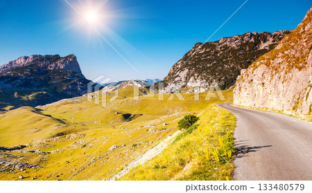 magical mountain landscape 133480579