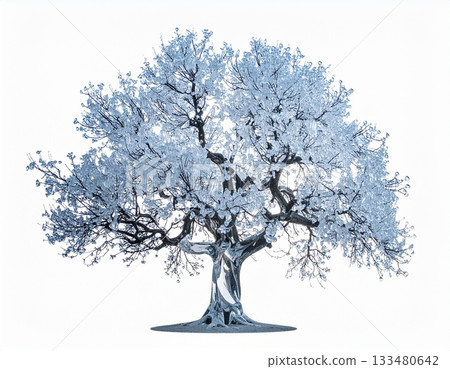 透明水晶樹 133480642