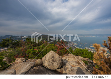 日本瀨戶大橋美麗的秋景 日本瀨戶大橋美麗的秋景 133480746