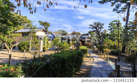 秋季的明治紀念大磯庭園 秋季的明治紀念大磯庭園 133481133