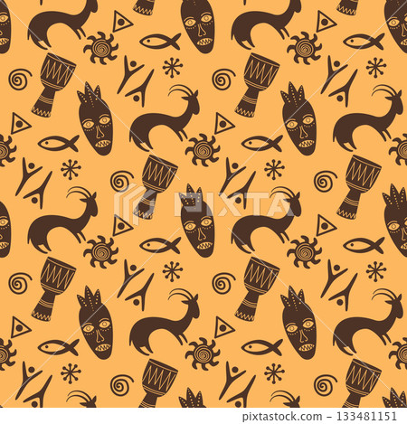 african ornament pattern 133481151