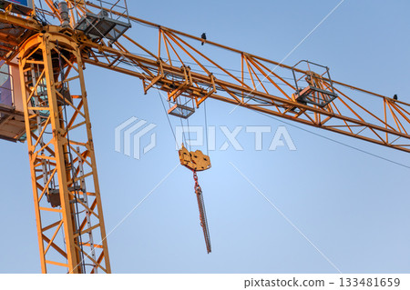 Crane on a construction site Crane on a construction site 133481659