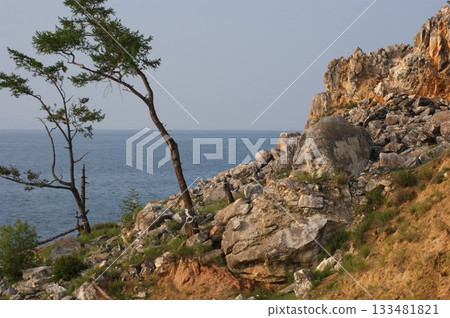 Landscapes of Olkhon Island. 133481821