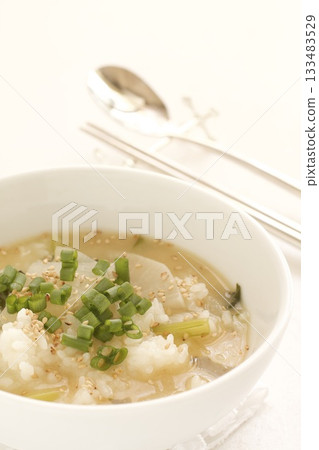 Korean food Doenjang soup 133483529