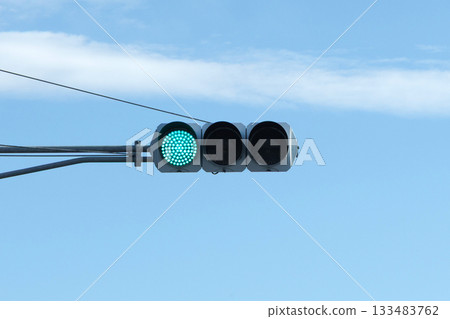 Green traffic light Green traffic light 133483762