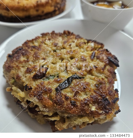 Bindaetteok Korean Mung Bean Pancake Bindaetteok Korean Mung Bean Pancake 133484473