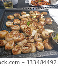 Grilled Makchang Korean BBQ Beef Intestines 133484492