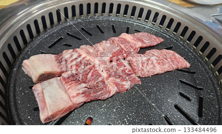 Galbi Korean Marinated Beef Short Ribs BBQ Galbi Korean Marinated Beef Short Ribs BBQ 133484496