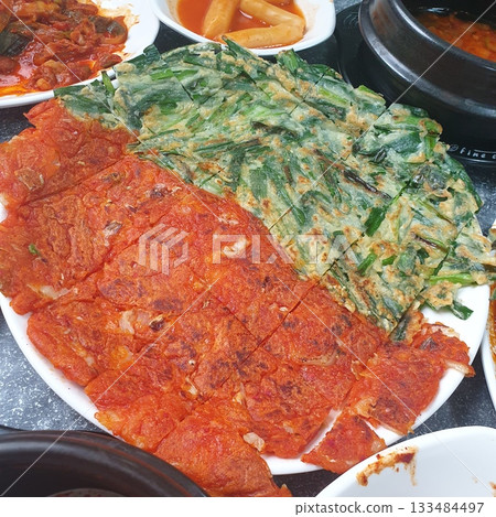 Kimchi Jeon Korean Kimchi Pancake 133484497