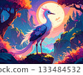 Fantasy bird illustration 133484532