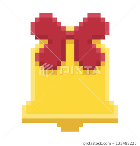 鈴鐺像素畫 133485223