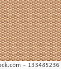 Beige gradient geometric weave seamless pattern background. Woven polymer surface background. Graphic design vector illustration for Cover Banner Backdrop Poster Flyer Party Decor Template Event Card 133485236