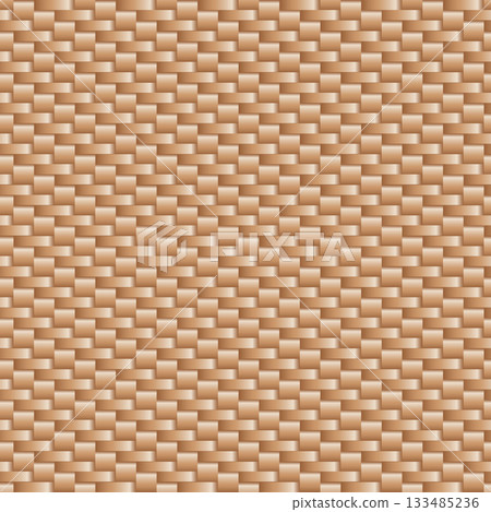 Beige gradient geometric weave seamless pattern background. Woven polymer surface background. Graphic design vector illustration for Cover Banner Backdrop Poster Flyer Party Decor Template Event Card 133485236