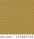 Shiny gold geometric weave seamless pattern background. Golden metallic texture surface. Graphic design vector illustration for Cover Banner Backdrop Template Greeting Card Invitation Decor Event 133485238