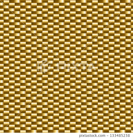 Shiny gold geometric weave seamless pattern background. Golden metallic texture surface. Graphic design vector illustration for Cover Banner Backdrop Template Greeting Card Invitation Decor Event Shiny gold geometric weave seamless pattern background. Golden metallic texture surface. Graphic design vector illustration for Cover Banner Backdrop Template Greeting Card Invitation Decor Event 133485238