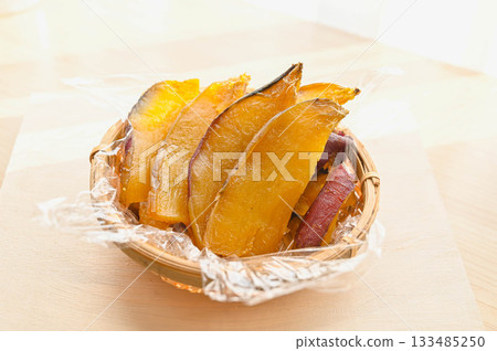 Healthy Snack: Dried Sweet Potato 133485250