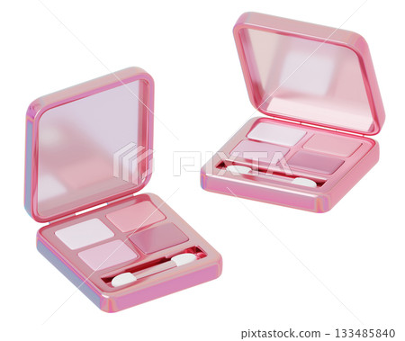 cartoon style eye shadow 3D graphic cartoon style eye shadow 3D graphic 133485840
