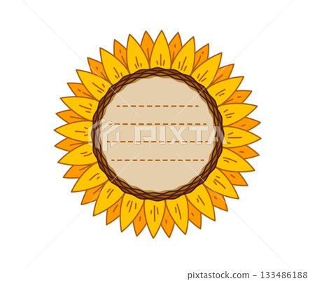 Thanksgiving day sunflower harvest kids memo note template. Kids schedule vector autumn harvest frame, scrapbook fall celebration label. Planner Thanksgiving holiday memo note with ripe sunflower Thanksgiving day sunflower harvest kids memo note template. Kids schedule vector autumn harvest frame, scrapbook fall celebration label. Planner Thanksgiving holiday memo note with ripe sunflower 133486188