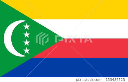 Flag the Comoros 133486523