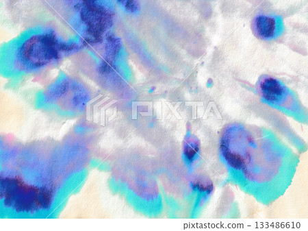 水彩紋理大理石圖案：融合柔和與鮮豔色彩的藝術 133486610