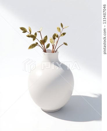 easter egg in a vase easter egg in a vase 133487046