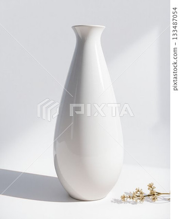 white bowl on white background 133487054