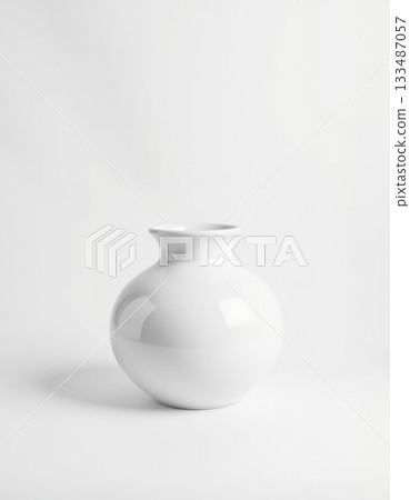 ceramic vase isolated on white background ceramic vase isolated on white background 133487057