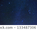Starry sky: Orion in autumn 133487306
