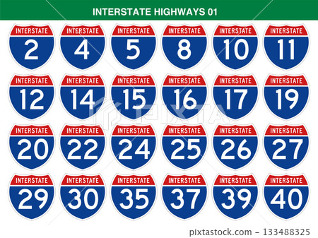 美國州際公路標誌_01 133488325