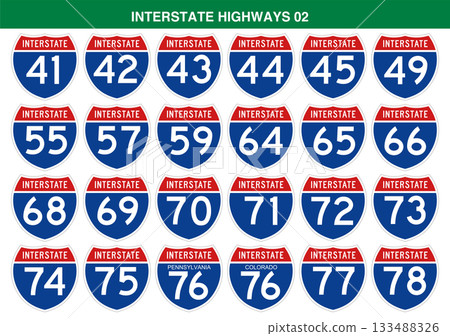 美國州際公路標誌_02 133488326