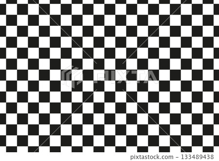 Black, white geometric seamless pattern. Checkered repeatable texture, background. Chess squares, checkerboard tiles backdrop. Chessboard tiles endless wallpaper. Black, white geometric seamless pattern. Checkered repeatable texture, background. Chess squares, checkerboard tiles backdrop. Chessboard tiles endless wallpaper. 133489438