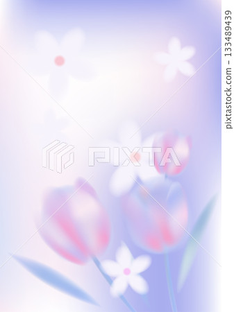 Purple tulip and daisy background for March 8 Purple tulip and daisy background for March 8 133489439