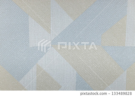 Modern Geometric Wallcovering Pattern with Abstract Triangles and Neutral Tones 133489828