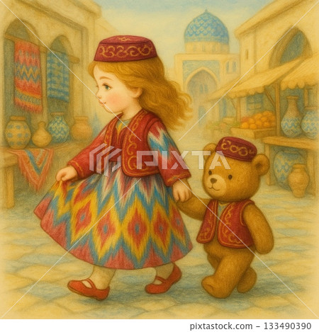 "Traveling Girl Dolly Vol. 7: Walking around Uzbekistan with Teddy" "Traveling Girl Dolly Vol. 7: Walking around Uzbekistan with Teddy" 133490390