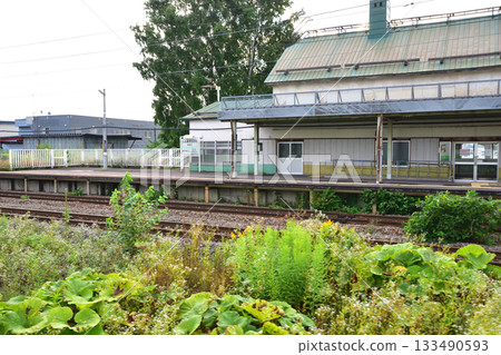 View of JR Hokkaido's Sekihoku Main Line between Sakuraoka Station and Minami-Nagayama Station (Summer 2023) 133490593