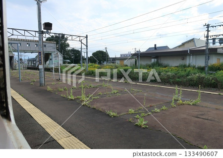 View of JR Hokkaido's Sekihoku Main Line between Sakuraoka Station and Minami-Nagayama Station (Summer 2023) 133490607