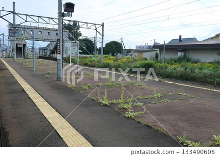 View of JR Hokkaido's Sekihoku Main Line between Sakuraoka Station and Minami-Nagayama Station (Summer 2023) 133490608