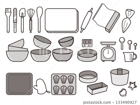 烘焙工具套裝（單色） 133490927