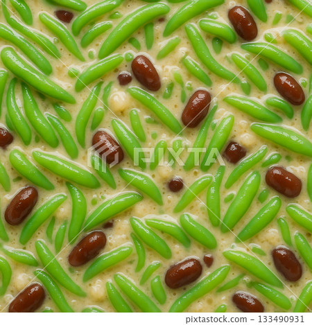 Colorful texture background of cendol 133490931