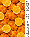 Lemon chicken light texture background 133491427