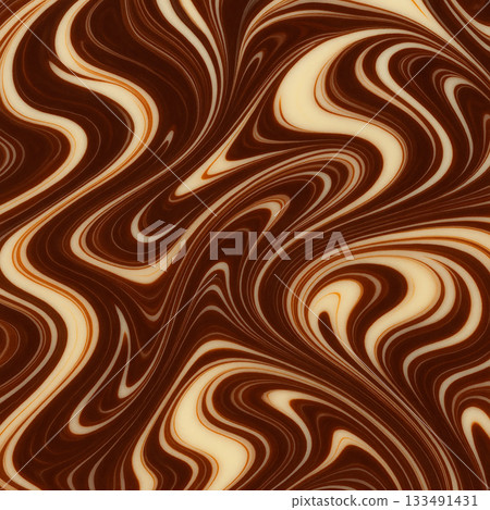 Chocolate marble abstract texture 133491431