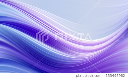 Fluid Purple And Blue Wave Abstract Background For Design And Art 133492962