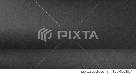 Black Aesthetic Minimalist Empty Photo Studio Room. Abstract Noise Grain Gradient Background 3d Blank Scene. Vector Illustration Black Aesthetic Minimalist Empty Photo Studio Room. Abstract Noise Grain Gradient Background 3d Blank Scene. Vector Illustration 133492994