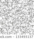 Vector Illustration Background Abstract Gray Checkered Pattern for Modern Design with Pixel Texture and Monochrome Mood Suitable for Tech and Art Projects 133493137
